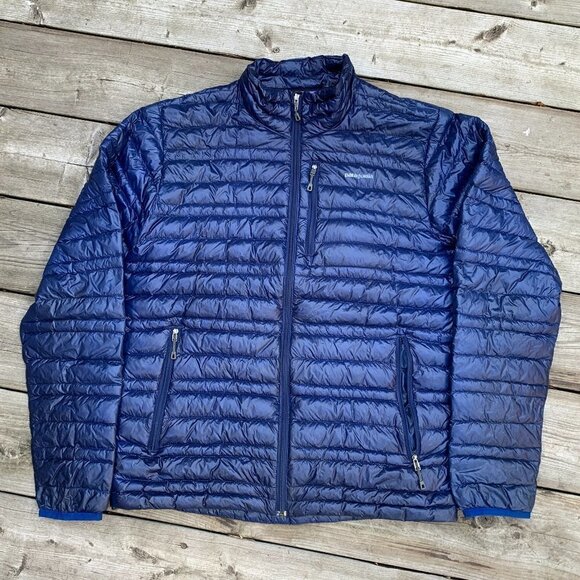 2011 Patagonia Ultrialight Down Jacket Small Blue - Picture 1 of 14